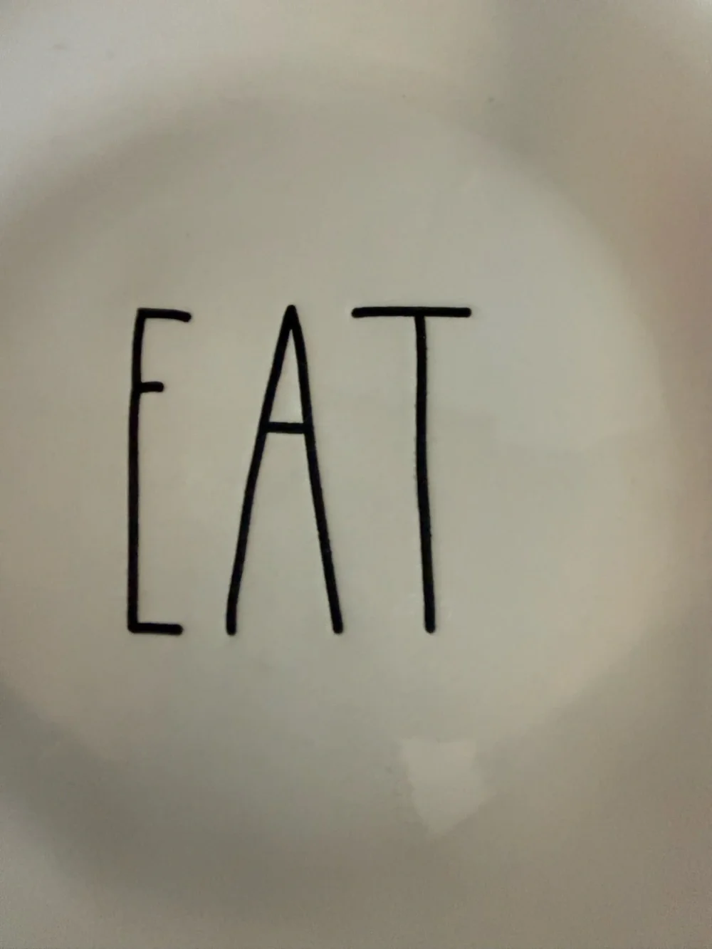 RAE DUNN Set of 4 Ceramic Snack Plates